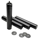 WOLFPACK LINEA PROFESIONAL - Juego Patas Somier Redondas (4 Unidades) Ø 5 x 27cm.