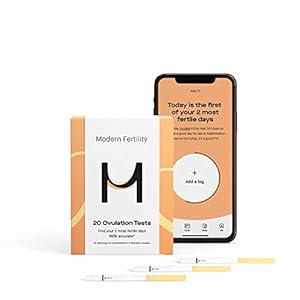 Modern Fertility Ovulation Kit | at-Home Test Helps You Identify Fertile Days, Predict Ovulation, and Get in Sync with…