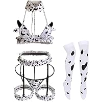Oludkeph Anime Milk Cosplay Bikini Kawaii Traje de vaca para