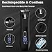 Zesuti 2-in-1 Manscape Trimmer for Men,Body & Groin Hair Trimmers for Men,Bikini Trimmer Women- Wet/Dry Electric Razors for Smooth No-Nick Shaving,IPX7 Waterproof Ball Shaver,LED Display,Black