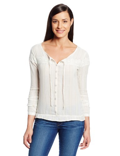 Gramicci Women's Adonia Blouse, Cream, X-Small #TOP24