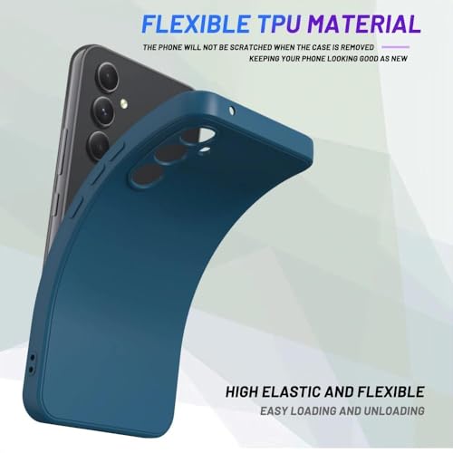 Image of for Samsung Galaxy A37 Case Dark Blue, Scratch Resistant with Soft Touch, Slim Thin Phone Cover for Galaxy A37