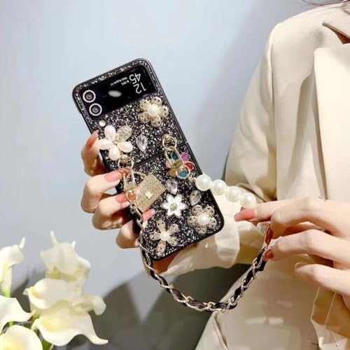Étui Samsung Galaxy Z Flip 5 mignon à fleurs, le cadeau mode idéal