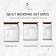 Tribeca Living Lugano Velvet Oversized Quilt Set, Samt, Camel, Queen