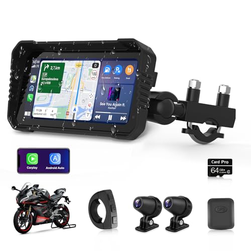 2025 4K Moto CarPlay Android Auto 6,25 Pollici per Carplay