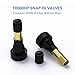CKAuto TR600HP High Pressure Brass Rubber Snap-in Tire Valve Stem (50pcs/Bag)