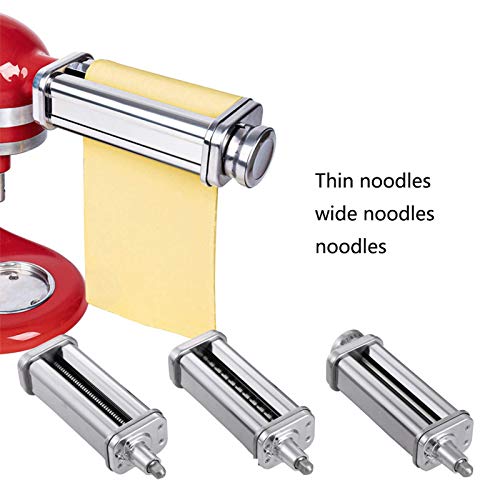 Accessoire machine à pâtes pour batteur en acier robuste et durable - 7