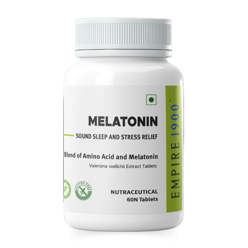 EMPIRE 1900 Melatonin (Natural Sleep Support) | Non-Addictive | Healthy for Men and Women | Benefits Sleep, Stress Relief, and Anxiety | Vegetarian | (60 Vegetarian Tablets)-image-17