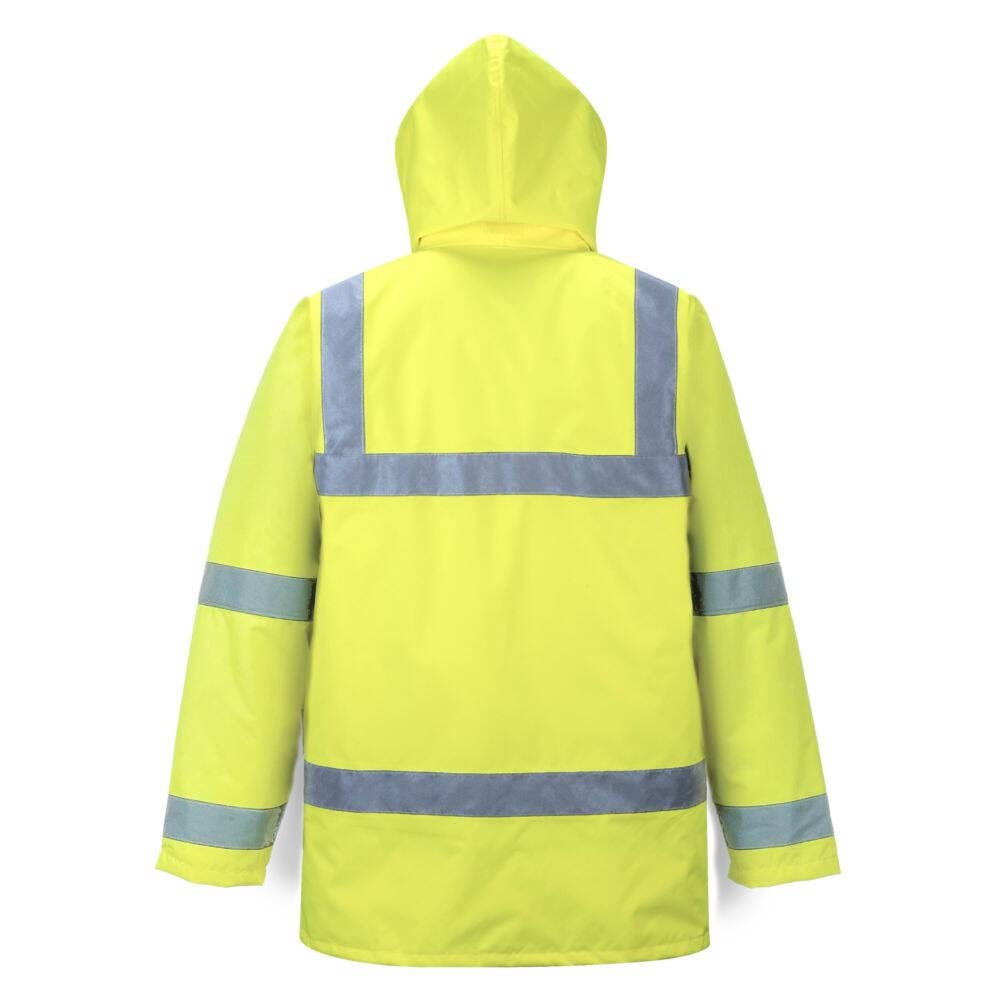 Portwest Parka 4 En 1 Traffic De Alta Visibilidad, Tamaño: XS, Color: Amarillo, S468YERXS