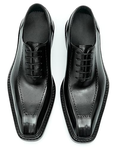 Men's Dress Shoes - Minimalist Cap Toe Oxford in Genuine Leather | Sleek Dress Shoes for Business 961353