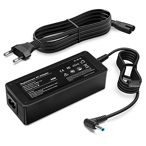 45W Chargeur pour HP Spectre Pavilion x360 11 13 15 15-f111dx 15-f211wm 15-f233wm Stream 13 11 14 741727-001 740015-003 HSTNN-DA40 Elitebook 840 Ordinateur Portable Cordon (4,5 mm * 3,0 mm)