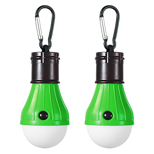 Led Camping Light [2 Pack] Doukey Portable Led Tent Lantern 4 Modes For Backpacking Camping Hiking Fishing Emergency Light Battery Powered Lamp For Outdoor And Indoor (Green) #TOP7