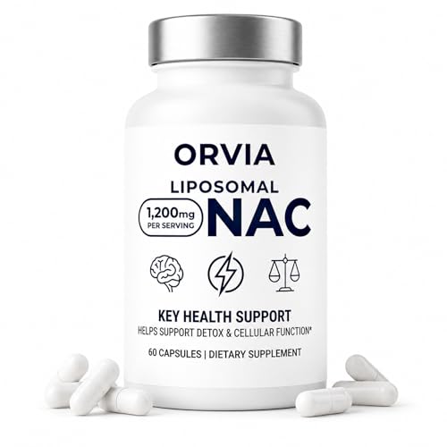 Orvia Labs Liposomal NAC Supplement Daily Wellness Support - 60 Count