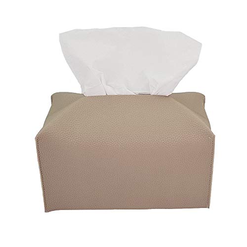 Premium Tissue felt Leather Covers, Decorative Square Tissues Dispenser Clear Cover holders