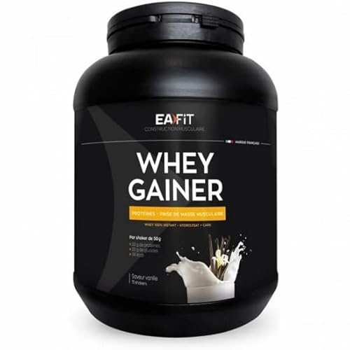 EAFIT Whey Gainer Vaniglia 750 g - 50% siero di latte 50% glucidi - 4