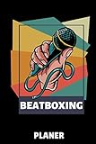 BEATBOXING PLANER: A5 TAGESPLANER Beatboxen | Beatboxing Buch | Taschenbuch | Geschenkidee für Jugendliche | Rap | Rapper | Hip Hop | Musik machen | Beatboxer