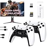 TSZCOO Consola de Videojuegos Retro Game Stick 4K,Consola de Juegos Retro 64G,20000+ Juegos,23 Emuladores Clásicos,Salida...