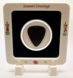 Seasons Greetings Guitar Pick Display Frame - MADE IN USA! (Green/White)