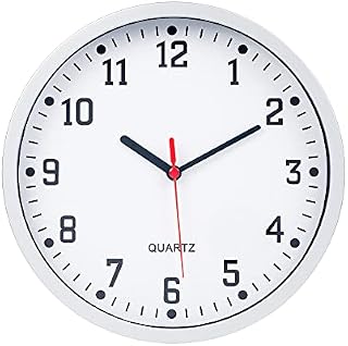 Invero® Large Vintage Round Modern Home Bedroom Living Room Kitchen Retro Time Wall Clock Quartz