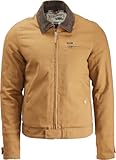 Rokker Canvas Motorrad Textiljacke, braun, 3XL