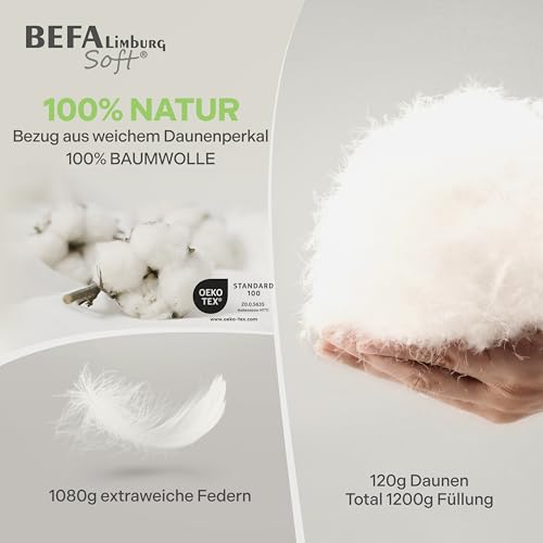 BEFA SOFT Daunendecke 135x200 Ganzjahr NOMITE