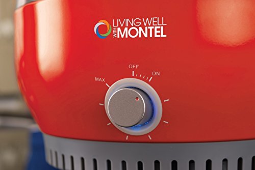 Living Well With Montel Mwsg01 Smokeless Indoor Barbeque Grill, Red #TOP4