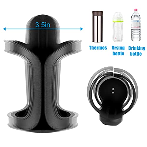 Fahrrad Flaschenhalter für Lenker von QINIFIFY 360 Grad drehbar