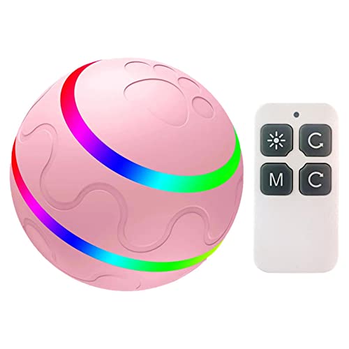 Bola de cachorro de controle remoto | Auto Rolling Ball para estimulação mental do cão - Bola de bri