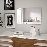 👍【Peut êTre Combiné En Motifs】Le bord du miroir a été poli pour lui donner un aspect épuré. Vous pouvez également acheter plusieurs miroirs et les disposer de faon à créer un motif décoratif.