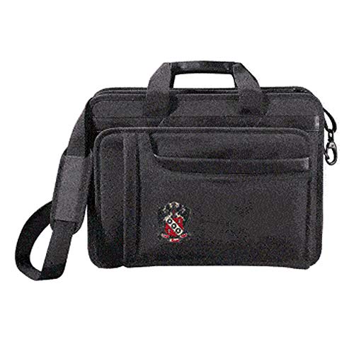 Greekgear Alpha Gamma Delta Crest - Shield Briefcase Attache Black