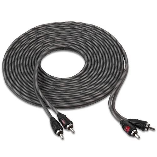 Image of Belva True 1 /0 Gauge AWG Premium CCA Complete Amplifier Wiring Kit with OFC 2-Channel RCA Cable - BAK02BL Blue