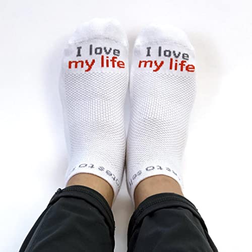 Image of notes to self Socks - Daily Affirmations, Inspirational Socks for girls & boys