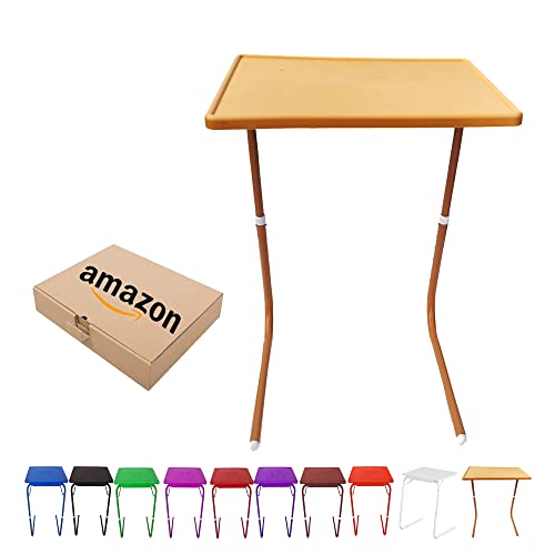 Image of TAVASYA Adjustable Table Mate - Multi Purpose Laptop & Kids Study Table - Sandal Wood Color TYTM9