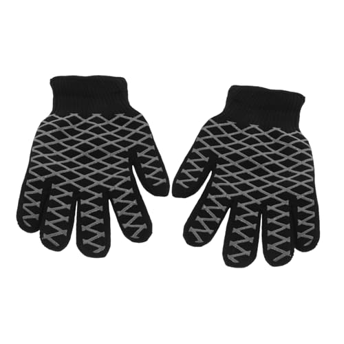 BIUDECO 2 pezzi Guanti Silicone Anticalore con Puntini Antiscivolo Guanti Resistenti per Barbecue e Cottura Grandi per e Donne