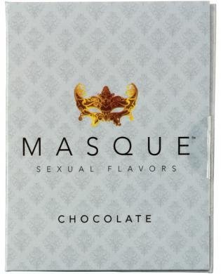Masque Chocolate Sexual Flavors Singles Wallet - Total of 6 Strips by Masque International LLC