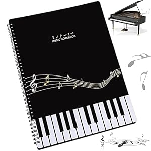 Muziekmap, A4 Muziekmap, Piano Map, Opslagmap, Zwarte Muziekmap, Bladmuziek Mappen, Hoge Capaciteit, Geschikt voor Bestandsopslag, Thuis, Op Kantoor, Muzikanten