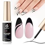 Beetles Gel Polish Swirl Nail Art Gel Liner - 1 pcs 7ml Classic Black Color Gel Nail Art Paint for...