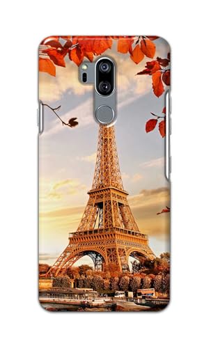 Image of Printed Hard Back Cover for LG G7 ThinQ | LG G7 Plus Back Cover (Eiffel Tower -K1) -190724(DP)