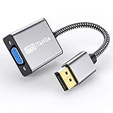 HDMI to VGA Converter, LOFTWELL Gold-Plated HD 1080P HDMI Male to VGA Female Adapter for PC, TVBOX, Desktop, DVD (Black)