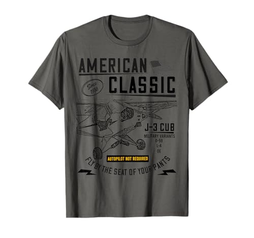 Piper Cub Airplane An American Classic T-Shirt
