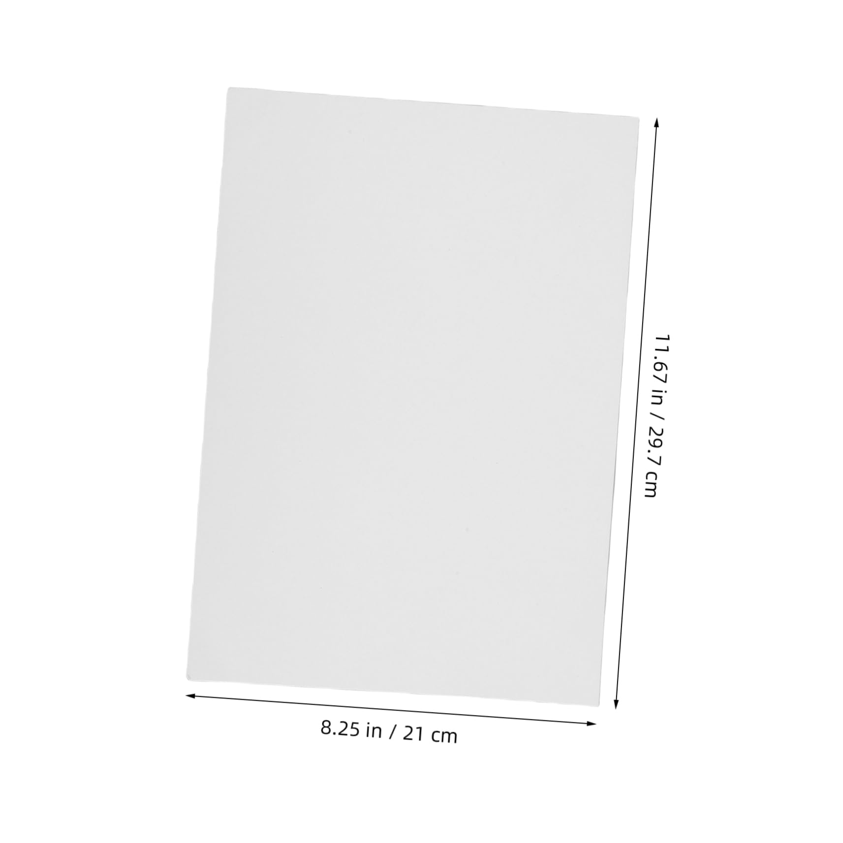 Papel de Dibujo Blanco para Niños y Estudiantes, 100 Hojas, A4