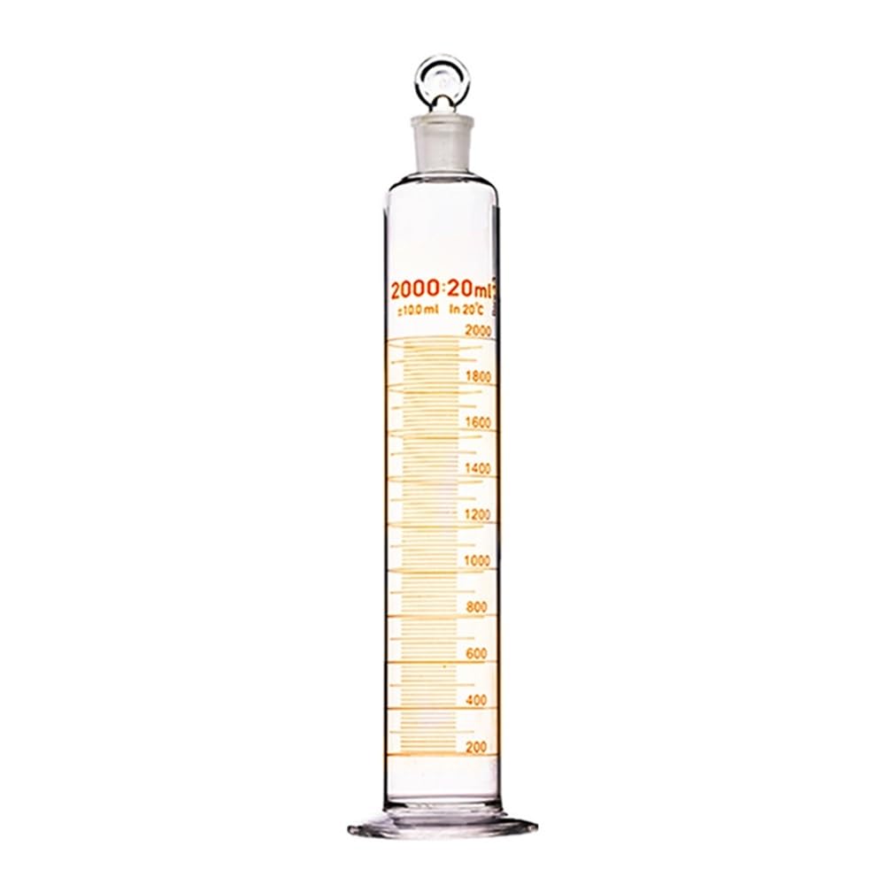 Equipos y suministros de laboratorio Probeta de laboratorio con tapón vidrio esmerilado
