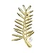 Schal Brosche Accessoires Goldene Accessoires Weizenohr Brosche Lässige Atmosphäre Schmuck Schmuck Zitrin Pullover Für Damen Damen Geschenke Mode Brosche Perlen Brosche (B, One Size)