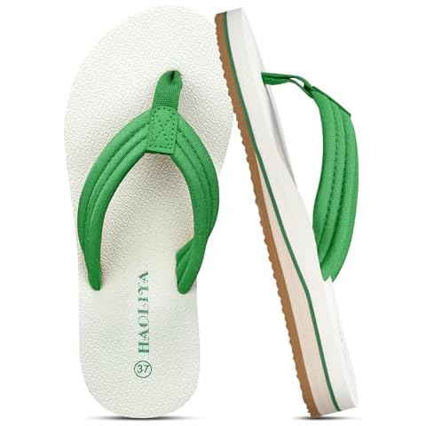 HAOLIRA Flip Flops for Women Comfortable Lightweight Arch Support Walking Thong Sandals Non-Slip Summer Ladies Slip On Beach Pool Slippers Cover