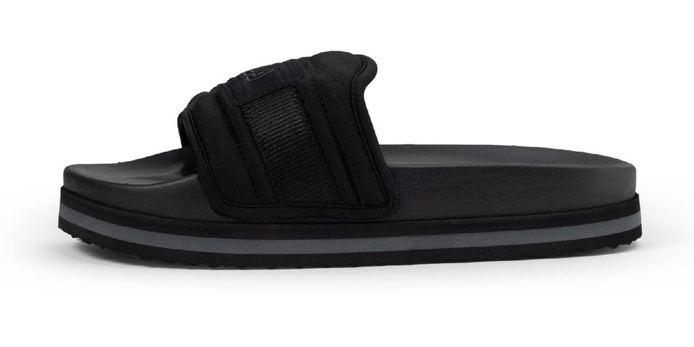 FilaWomen's Morro Bay Zeppa Lounge Slipper wmn Slide Sandal, Black-Black, 4 UK