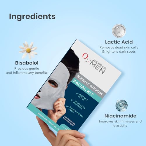 Image of O3+ Alpha Men Bright Groom Facial Kit
