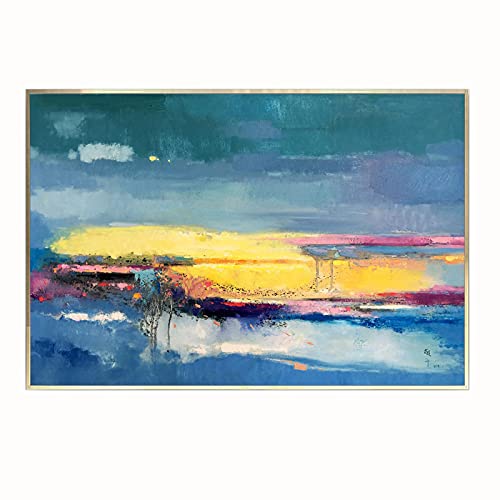 Toile peinture mur graffiti nordique sans cadre en tissu résistant 40x80cm