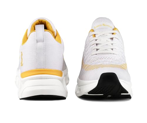 Image of LOUIS STITCH Men's Lightweight Knitted Athleisure Sport Shoes | Casual Lace-Up Sneaker and Athleisure Wear | Perfect for Casual, Gym & Travel Wear | LS-AT-RFKN