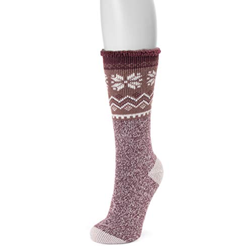 MUK LUKS Women's Heat Retainer Thermal Socks