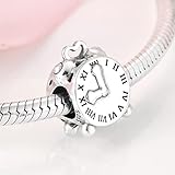 925 Sterling Silber Mode Katze Engel Sonne Mond Bär Anhänger Perlen DIY Zubehör Fit Original Bracelet-PC0225